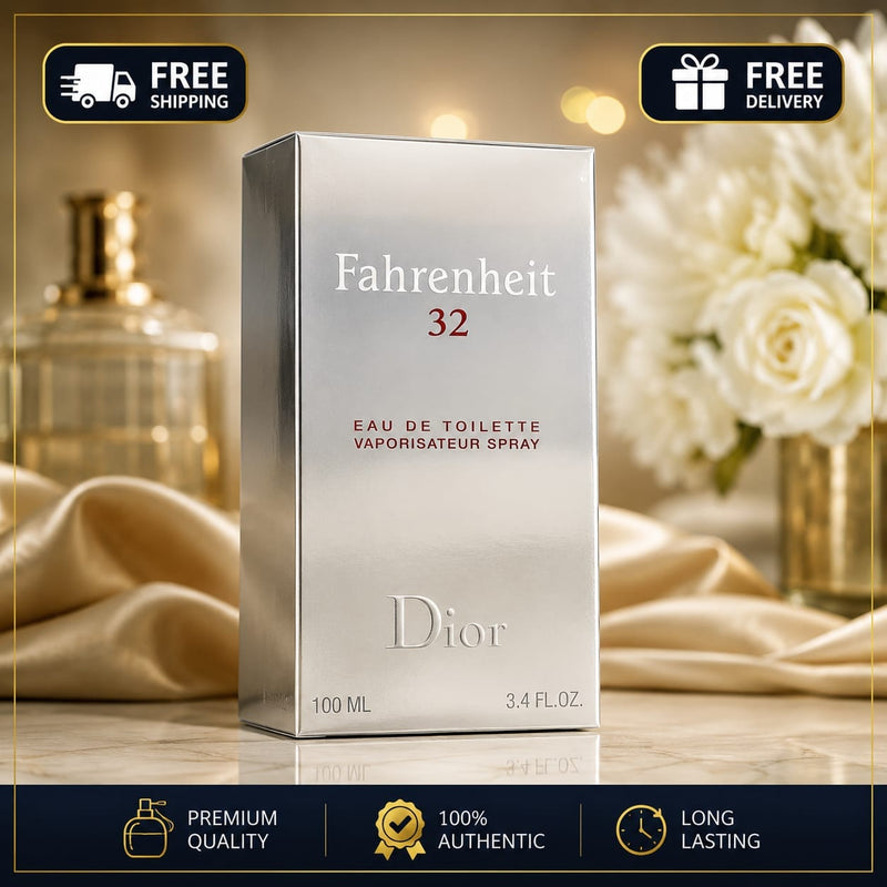 Christian Dior Fahrenheit 32 Eau de Toilette 50ml (1.7 oz) — Vintage 2007, Batch 7B01, Sealed
