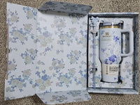 Stanley x LoveShackFancy Holiday Quencher 40 OZ – Rosa Beaux Blue with Original Box