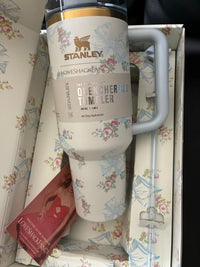 STANLEY x LoveShackFancy Quencher H2.0 Tumbler – Limited Edition Gift for Halloween & Christmas