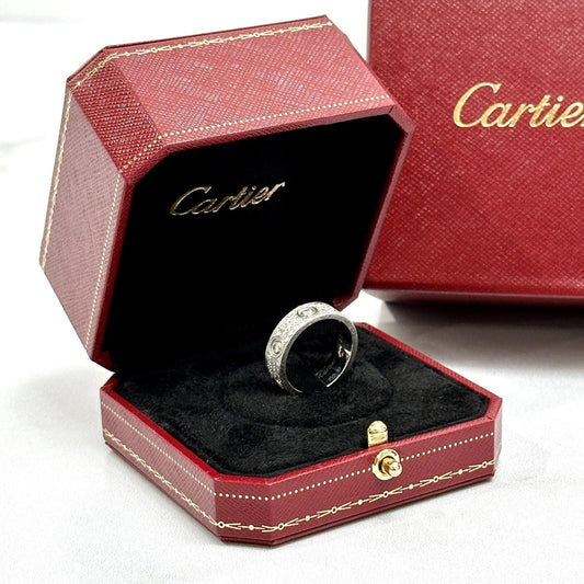 Cartier Love Ring Red Travel Case Empty Jewelry Box