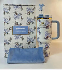 Stanley x LoveShackFancy Holiday Quencher 40 OZ – Rosa Beaux Blue