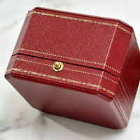 Cartier Love Ring Red Travel Case Empty Jewelry Box