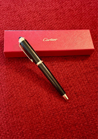 Cartier VIP Gift Yellow Gold Finish Rollerball Pen – New in Box | Refillable